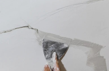 La repartition d’un plafond fissure